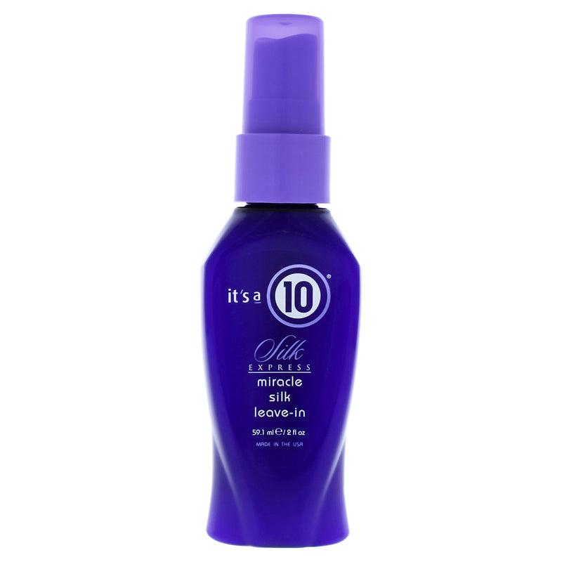 It's A 10 Miracle Silk Express Leave-In by Its A 10 for Unisex - 2 oz Spray