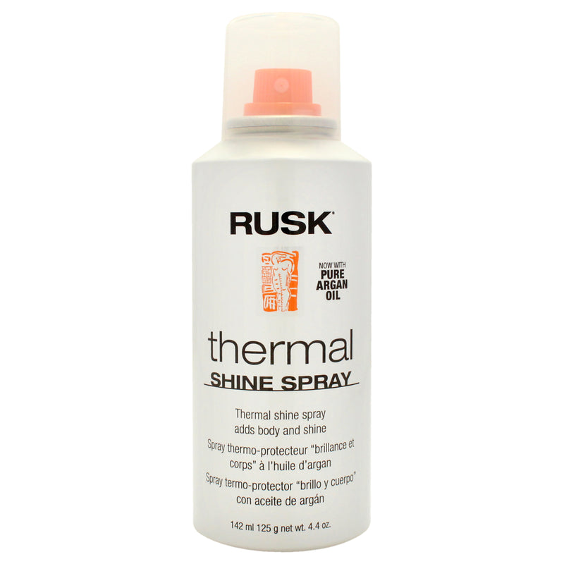 Rusk Thermal Shine Spray by Rusk for Unisex - 4.4 oz Hair Spray