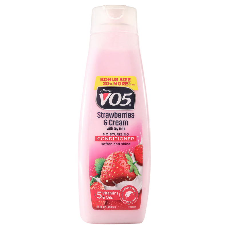 Alberto VO5 Moisturizing Strawberries Cream Conditioner by Alberto VO5 for Unisex - 15 oz Conditioner