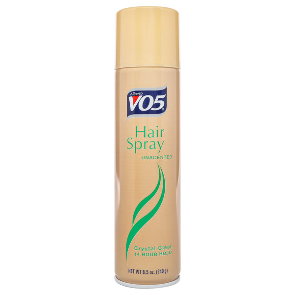Alberto VO5 Crystal Clear Unscented Hair Spray by Alberto VO5 for Unisex - 8.5 oz Hair Spray