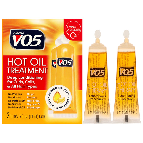 Alberto VO5 Hot Oil Treatment by Alberto VO5 for Unisex - 2 x 0.5 oz Treatment
