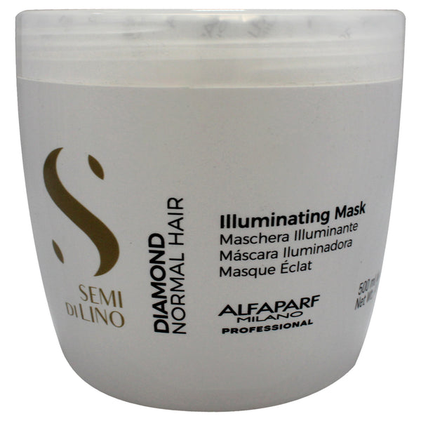 Alfaparf Milano Semi Di Lino Diamond Illuminating Mask by Alfaparf Milano for Unisex - 17.4 oz Masque