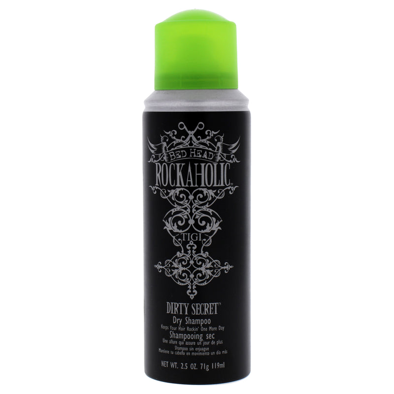 Tigi Rockaholic Dirty Secret Dry Shampoo by TIGI for Unisex - 2.5 oz Dry Shampoo