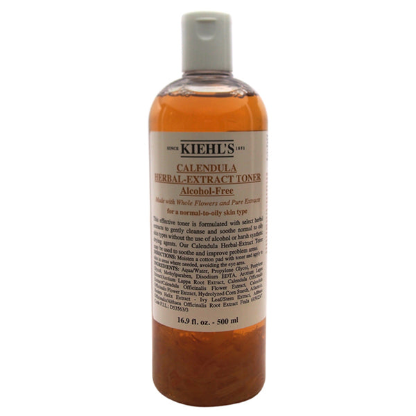 Kiehl's Calendula Herbal Extract Alcohol-Free Toner by Kiehls for Unisex - 16.9 oz Toner