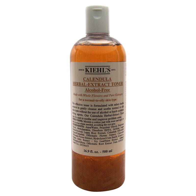 Kiehl's Calendula Herbal Extract Alcohol-Free Toner by Kiehls for Unisex - 16.9 oz Toner