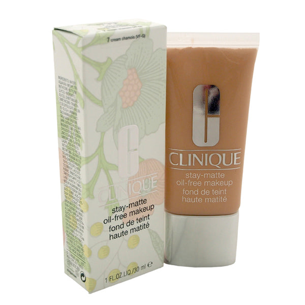 Clinique Stay-Matte Oil-Free Makeup - 7 Cream Chamois by Clinique for Women - 1 oz Makeup