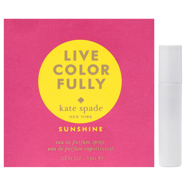 Kate Spade Live Colorfully Sunshine by Kate Spade for Women - 0.03 oz EDP Spray Vial On Card (Mini)