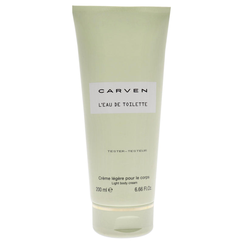 Carven Leau De Toilette Light Body Cream by Carven for Women - 6.66 oz Cream