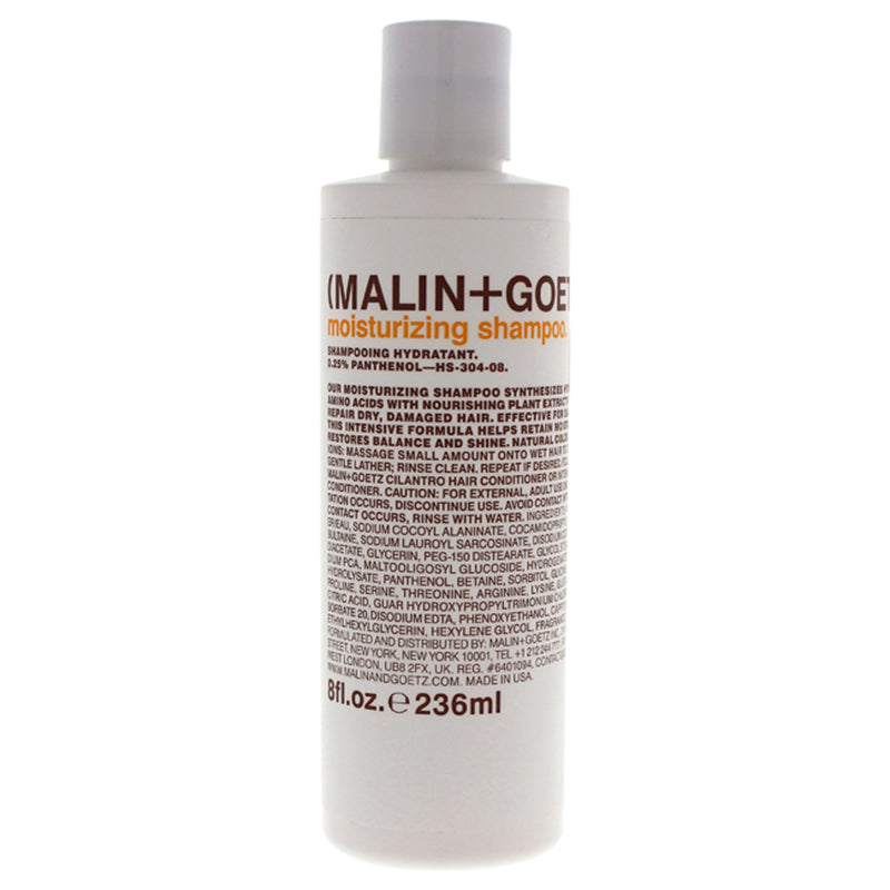 MALIN+GOETZ Moisturizing Shampoo by Malin + Goetz for Unisex - 8 oz Shampoo