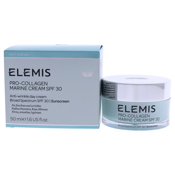 Elemis Pro-Collagen Marine Cream SPF 30 by Elemis for Unisex - 1.6 oz Cream