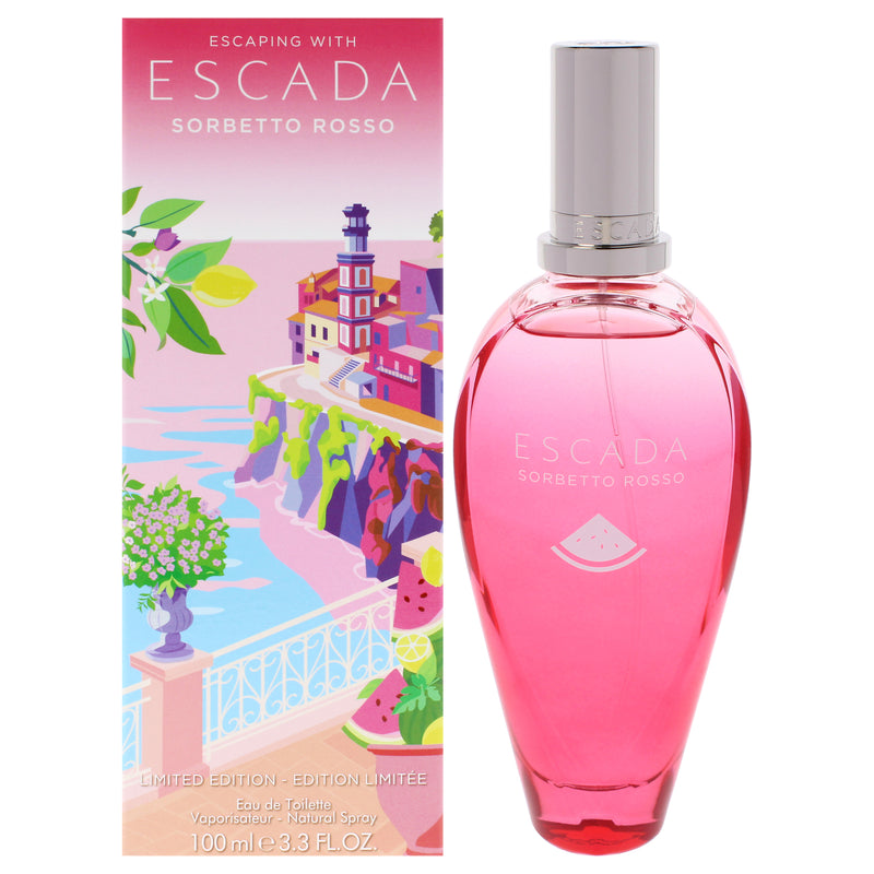 Escada Sorbetto Rosso - Limited Edition by Escada for Women - 3.3 oz EDT Spray