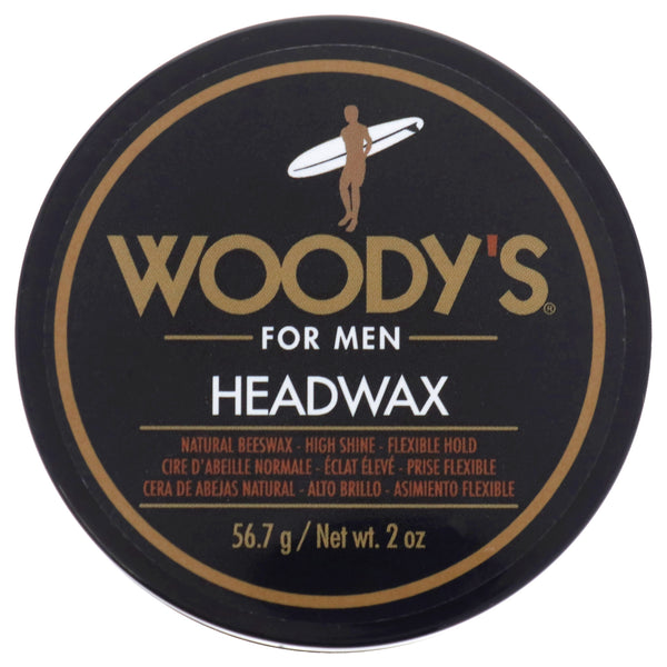 Woodys Headwax Natural Beeswax by Woodys for Men - 2 oz Pomade