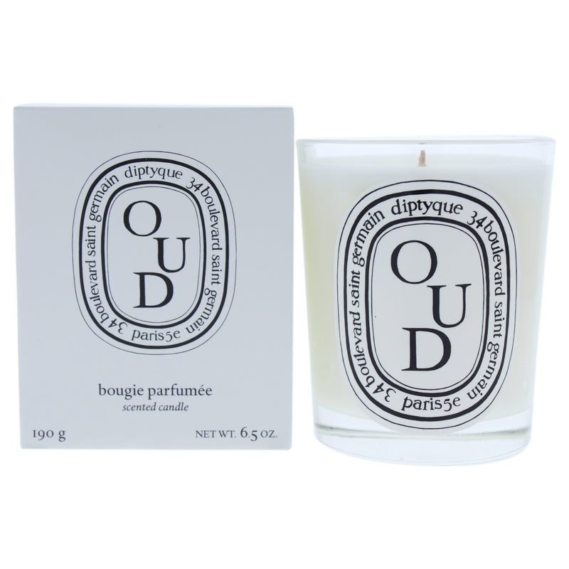Diptyque Oud Scented Candle by Diptyque for Unisex - 6.5 oz Candle
