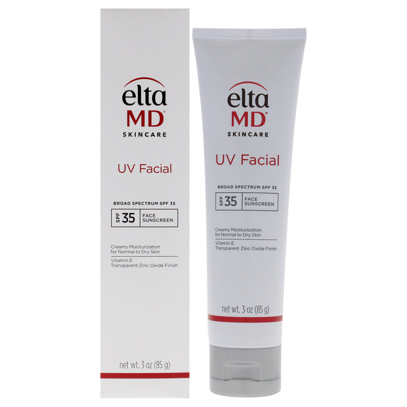 EltaMD UV Facial Face Sunscreen SPF 35 by EltaMD for Unisex - 3 oz Sunscreen