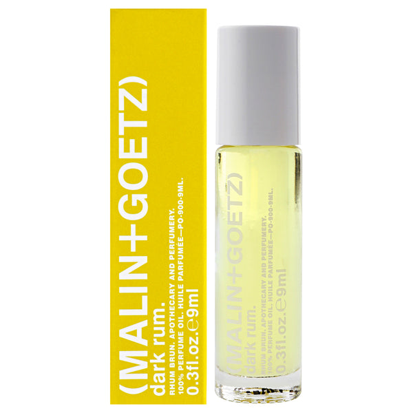 MALIN+GOETZ Dark Rum Perfume Oil by Malin + Goetz for Unisex - 0.3 oz Parfum Oil Rollerball (Mini)