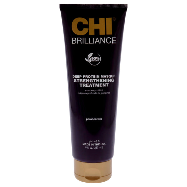CHI Deep Brilliance Deep Protein Masque Strengthening Treatment by CHI for Unisex - 8 oz Treatment