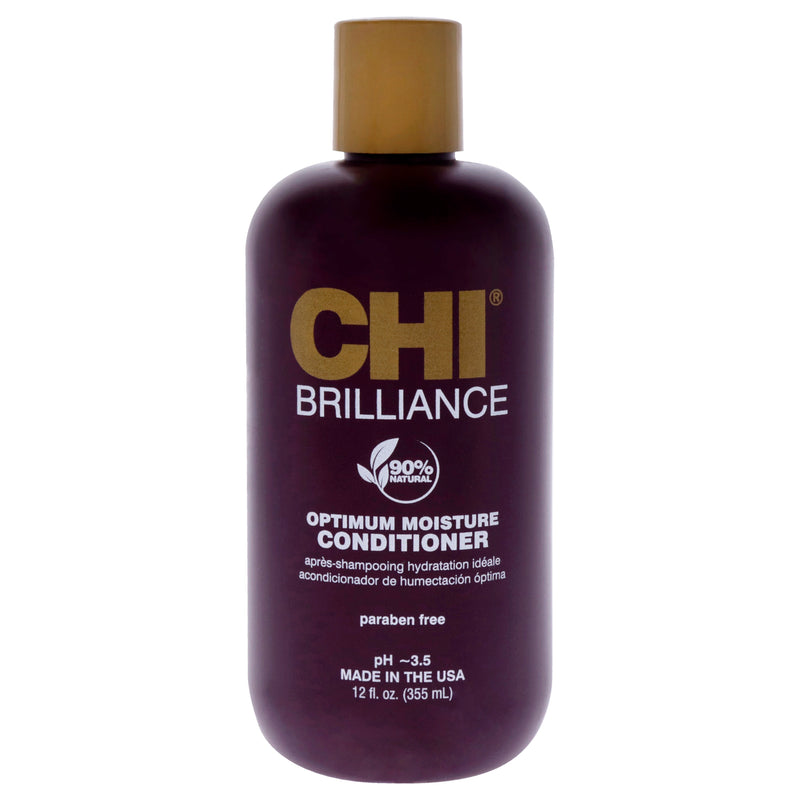 CHI Deep Brilliance Optimum Moisture Conditioner by CHI for Unisex - 12 oz Conditioner