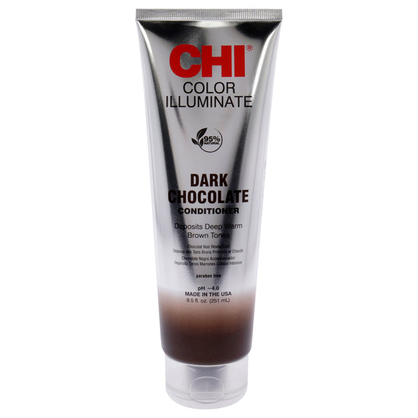 CHI Ionic Color Illuminate Conditioner - Dark Chocolate by CHI for Unisex - 8.5 oz Conditioner