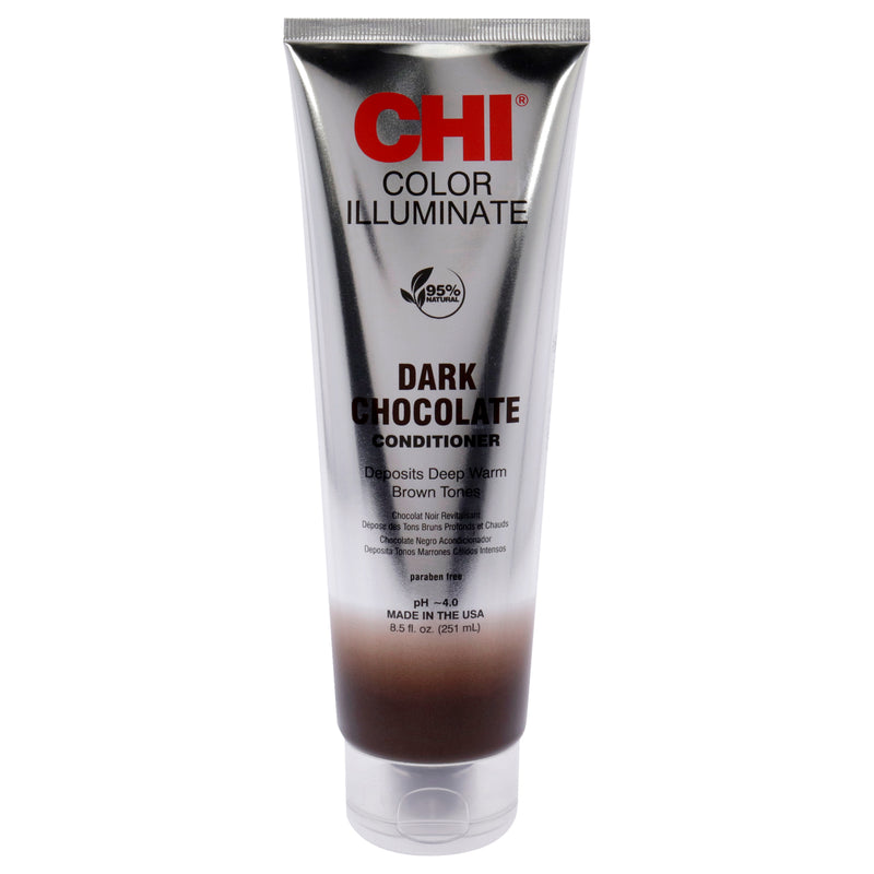 CHI Ionic Color Illuminate Conditioner - Dark Chocolate by CHI for Unisex - 8.5 oz Conditioner