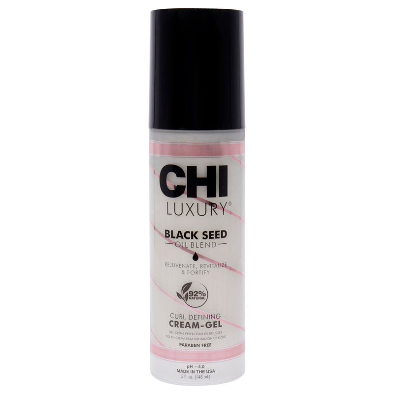 CHI Luxury Black Seed Oil Curl Defining Cream Gel by CHI for Unisex - 5 oz Cream