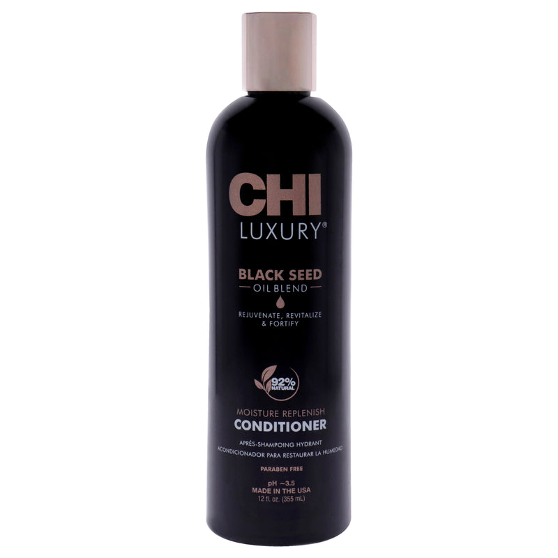 CHI Luxury Black Seed Oil Moisture Replenish Conditioner by CHI for Unisex - 12 oz Conditioner