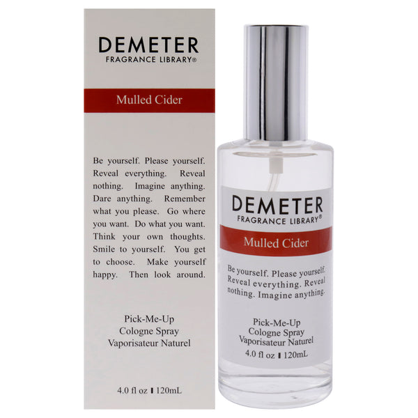 Demeter Mulled Cider by Demeter for Women - 4 oz Cologne Spray