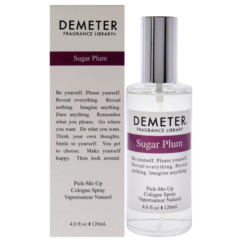 Demeter Sugar Plum by Demeter for Unisex - 4 oz Cologne Spray