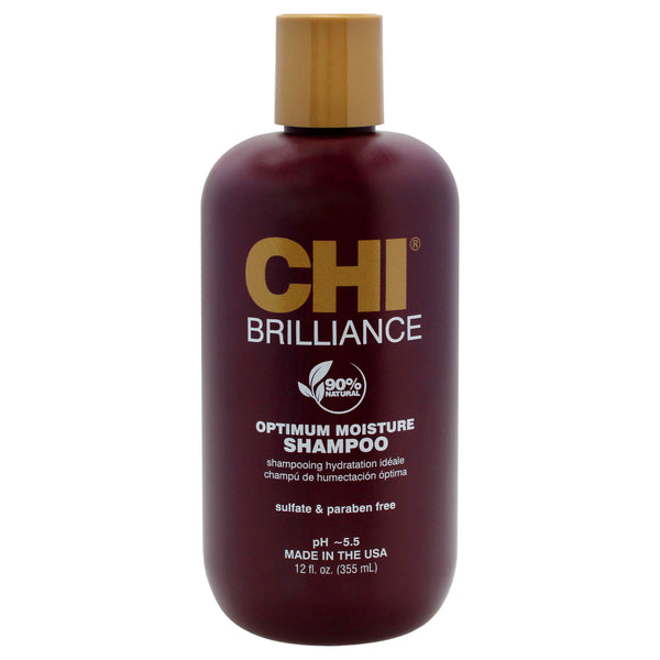 CHI Brilliance Optimum Moisture Shampoo by CHI for Unisex - 12 oz Shampoo