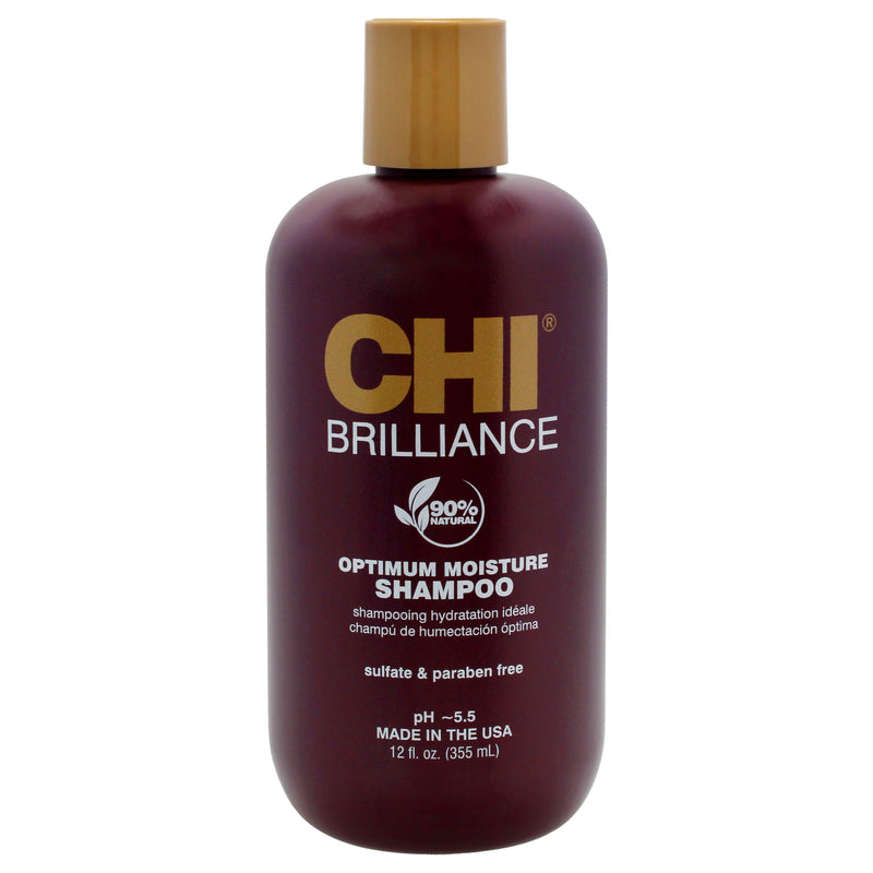 CHI Brilliance Optimum Moisture Shampoo by CHI for Unisex - 12 oz Shampoo