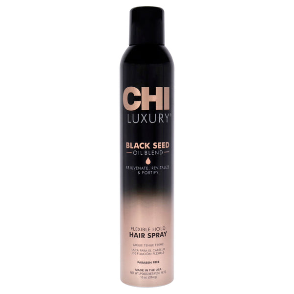 CHI Luxury Black Seed Oil Flexible Hold Hairspray by CHI for Unisex - 10 oz Hair Spray
