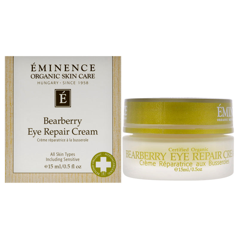 Eminence Bearberry Eye Repair Cream by Eminence for Unisex - 0.5 oz Cream
