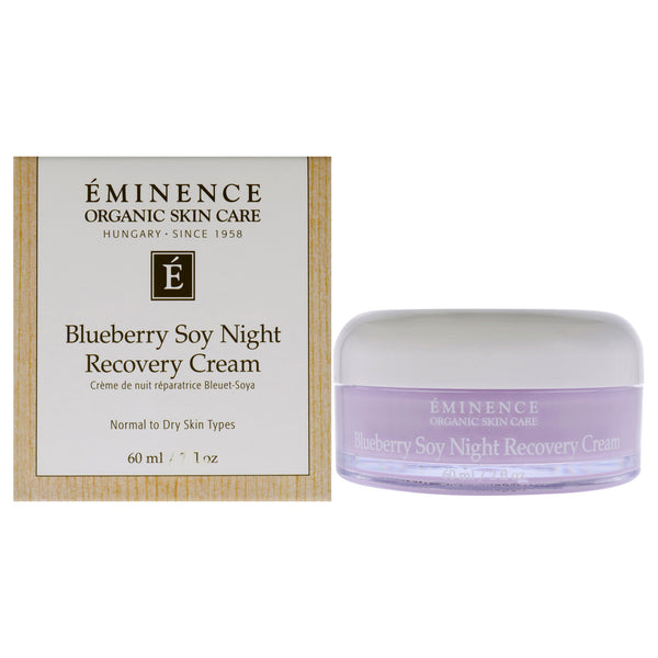 Eminence Blueberry Soy Night Recovery Cream by Eminence for Unisex - 2 oz Cream