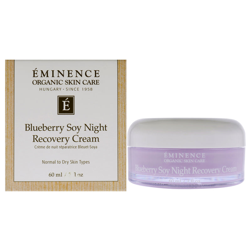 Eminence Blueberry Soy Night Recovery Cream by Eminence for Unisex - 2 oz Cream
