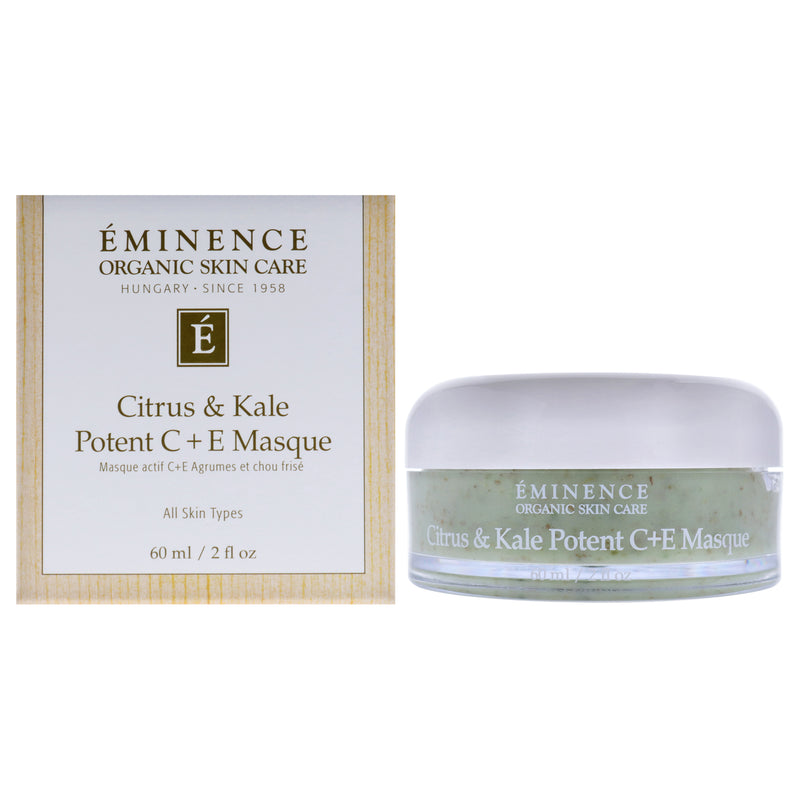 Eminence Citrus and Kale Potent C and E Masque by Eminence for Unisex - 2 oz Mask