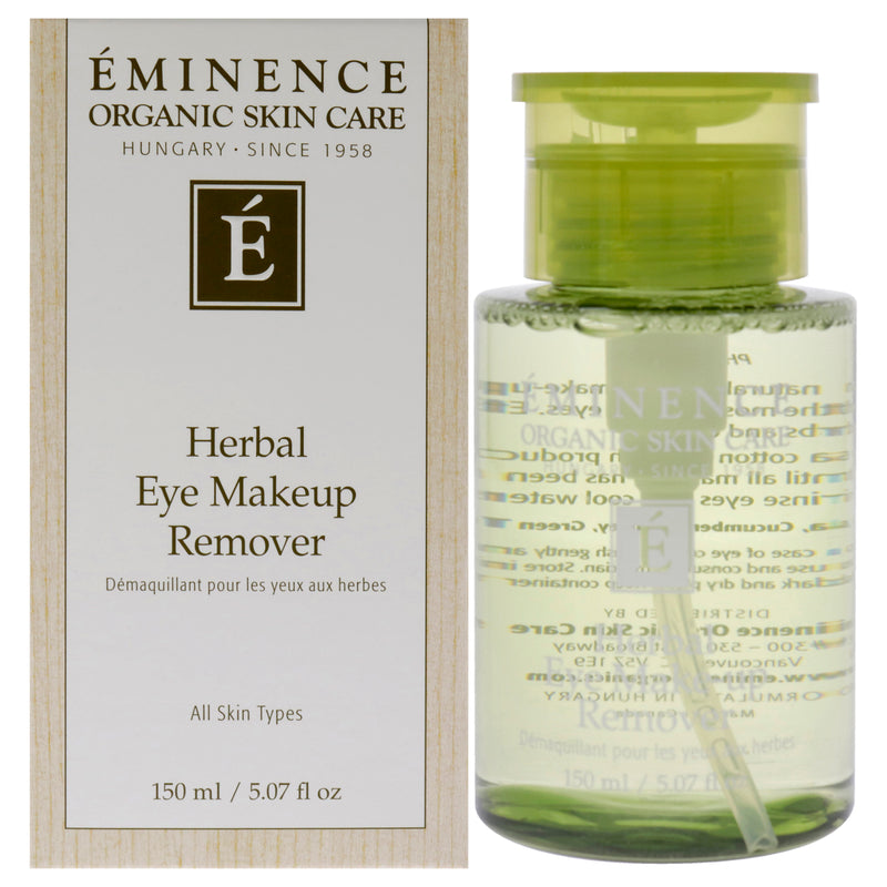 Eminence Herbal Eye Makeup Remover by Eminence for Unisex - 5.07 oz Makeup Remover