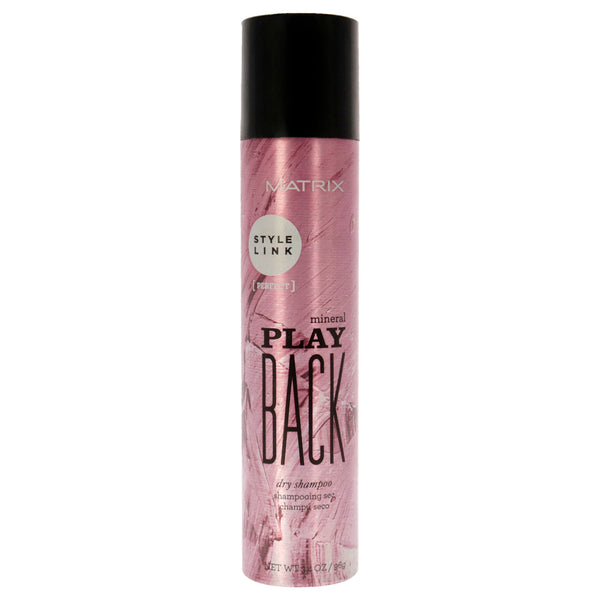 Matrix Style Link Mineral Play Back Dry Shampoo by Matrix for Unisex - 3.4 oz Dry Shampoo