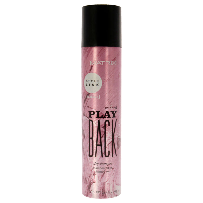 Matrix Style Link Mineral Play Back Dry Shampoo by Matrix for Unisex - 3.4 oz Dry Shampoo