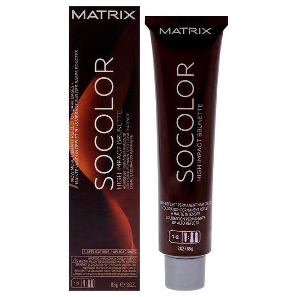 Matrix Socolor High Impact Brunette Color - GG33 Gold Gold by Matrix for Unisex - 3 oz Hair Color