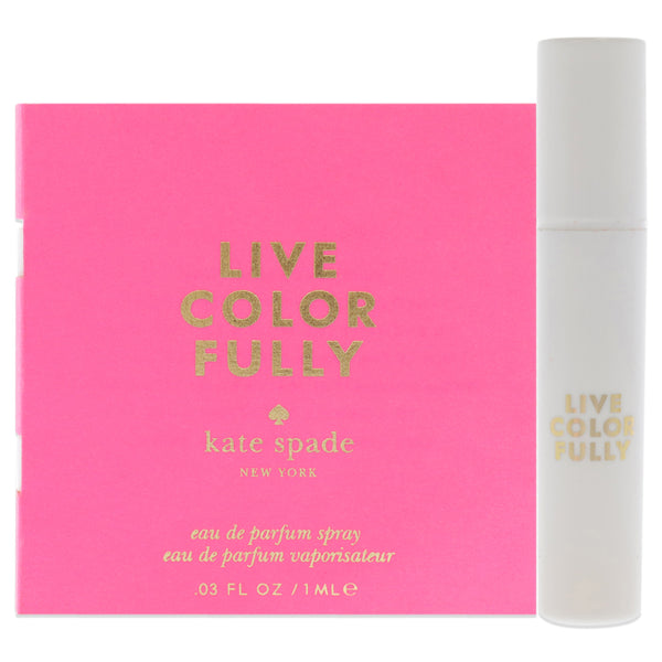 Kate Spade Live Colorfully by Kate Spade for Women -0.03 oz EDP Spray Vial (Mini)