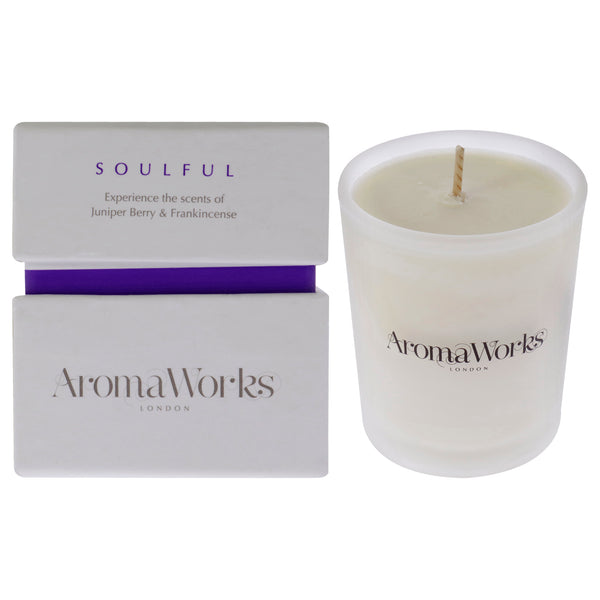 Aromaworks Soulful Candle Small by Aromaworks for Unisex - 2.65 oz Candle
