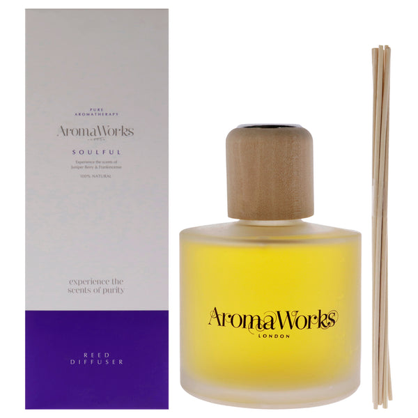 Aromaworks Soulful Reed Diffuser by Aromaworks for Unisex - 6.76 oz Reed Diffuser