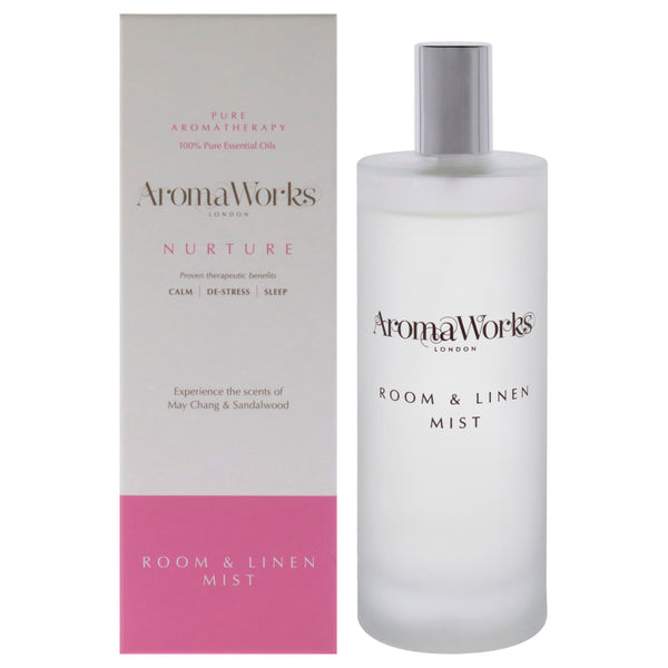 Aromaworks Nurture Room and Linen Mist by Aromaworks for Unisex - 3.38 oz Room Spray