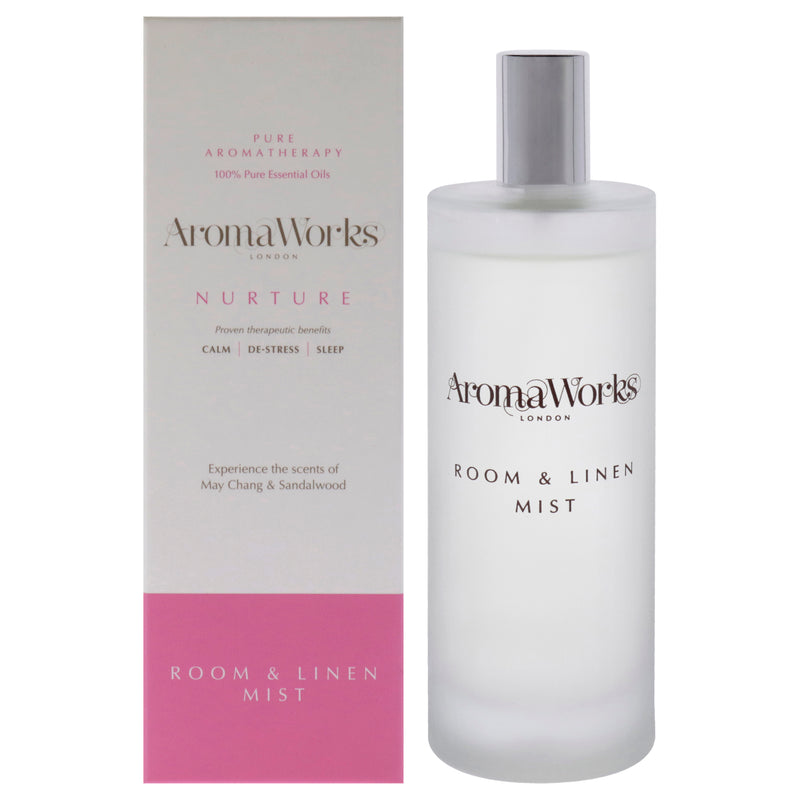 Aromaworks Nurture Room and Linen Mist by Aromaworks for Unisex - 3.38 oz Room Spray