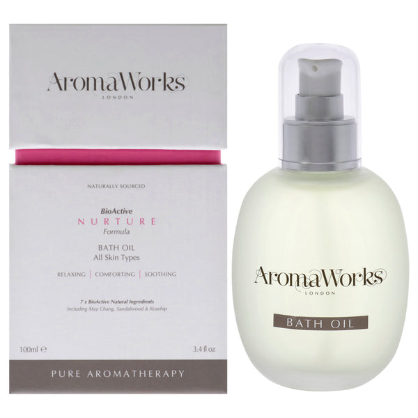Aromaworks Nurture Bath Oil by Aromaworks for Unisex - 3.4 oz Oil