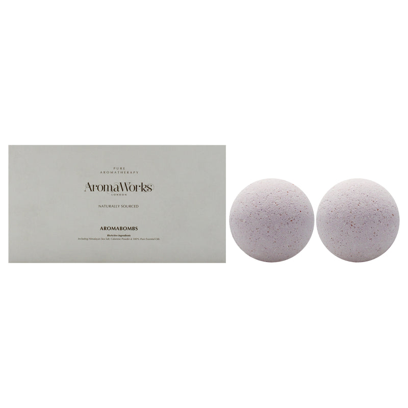 Aromaworks Nurture AromaBomb Duo by Aromaworks for Unisex - 2 x 8.81 oz Bath Bomb