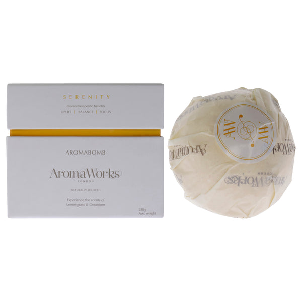Aromaworks Serenity AromaBomb Single by Aromaworks for Unisex - 8.81 oz Bath Bomb