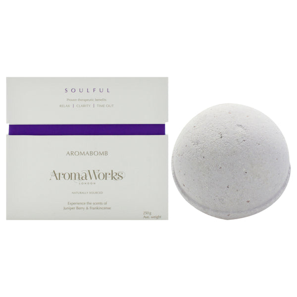 Aromaworks Soulful AromaBomb Single by Aromaworks for Unisex - 8.81 oz Bath Bomb