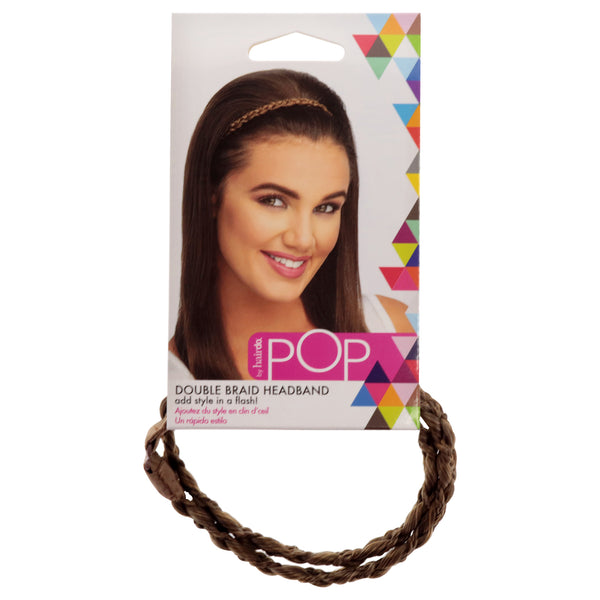 Hairdo Pop Double Braid Headband - R1416T Buttered Toast by Hairdo for Women - 1 Pc Hair Band