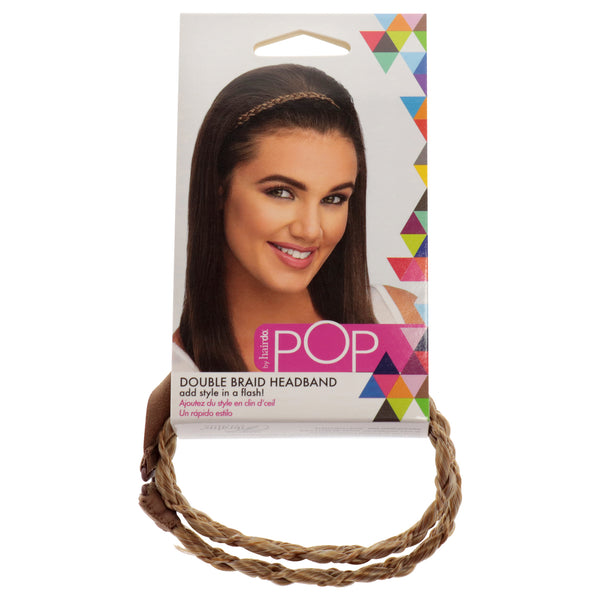 Hairdo Pop Double Braid Headband - R25 Ginger Blonde by Hairdo for Women - 1 Pc Hair Band