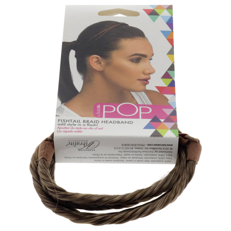Hairdo Pop Fishtail Braid Headband - R1416T Buttered Toast by Hairdo for Women - 1 Pc Hair Band